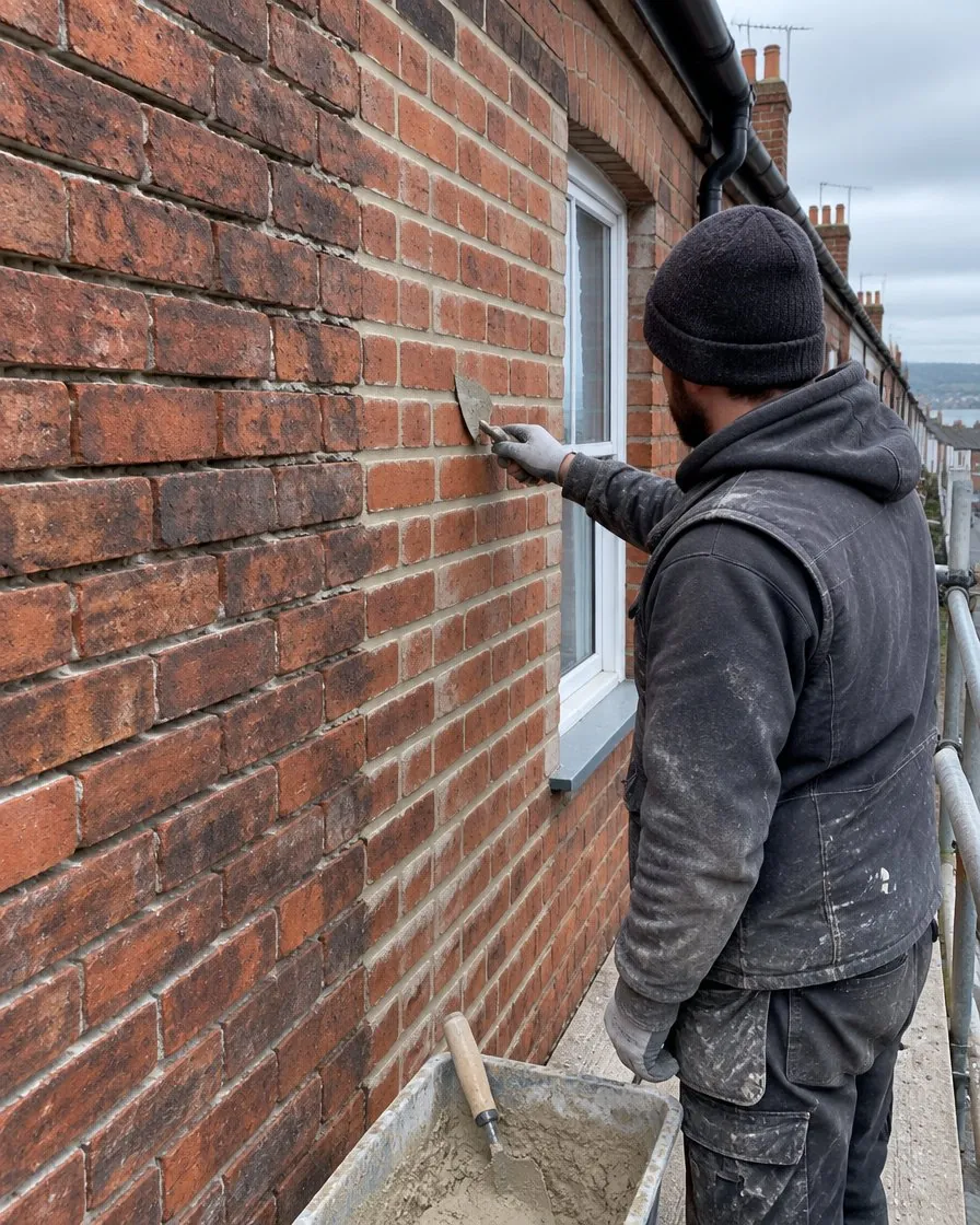 Brickwork and repointing in Totnes